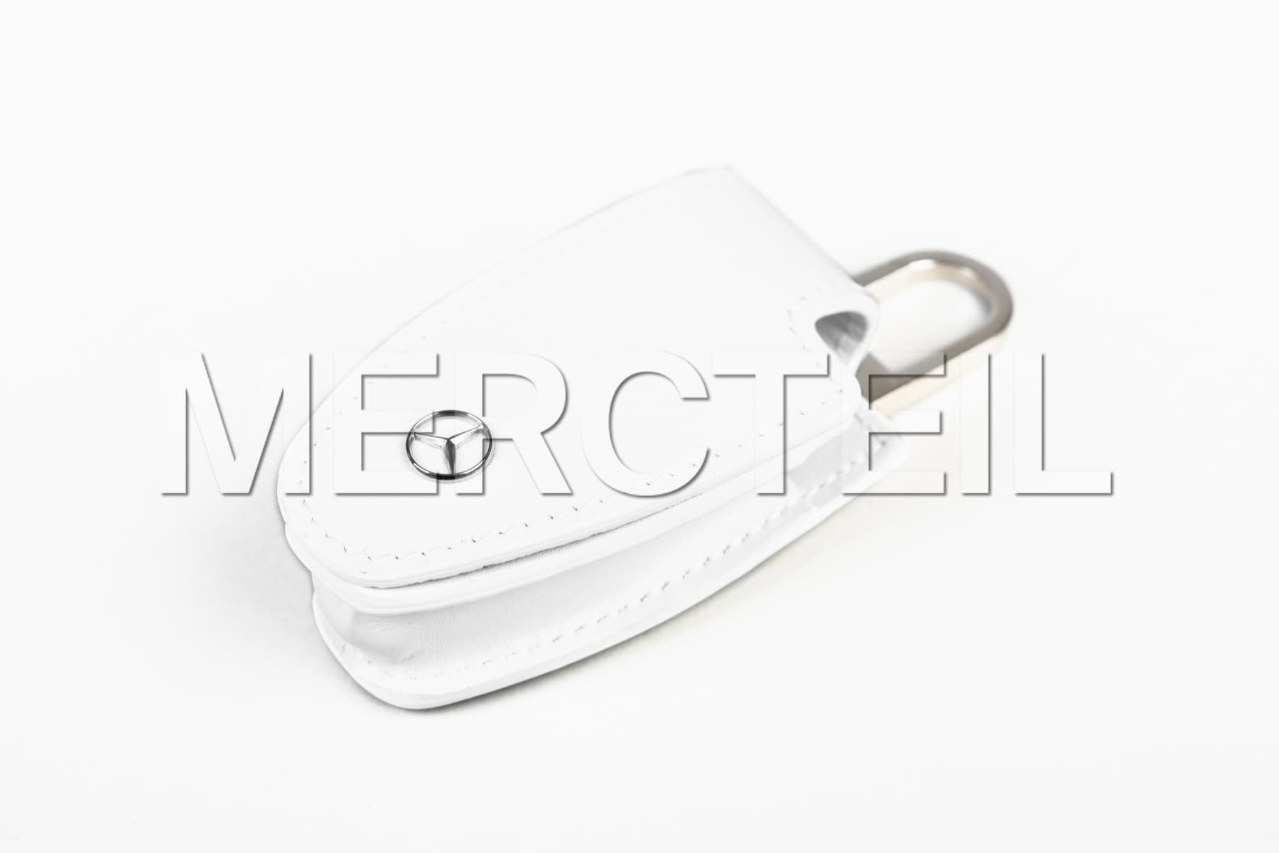 White Leather Key Wallet 5th Generation Genuine Mercedes-Benz (part number: B66958405)